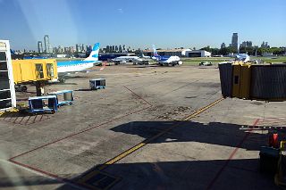 04 Waiting To Board Our Flight Aeroparque Internacional Jorge Newbery Airport Buenos Aires